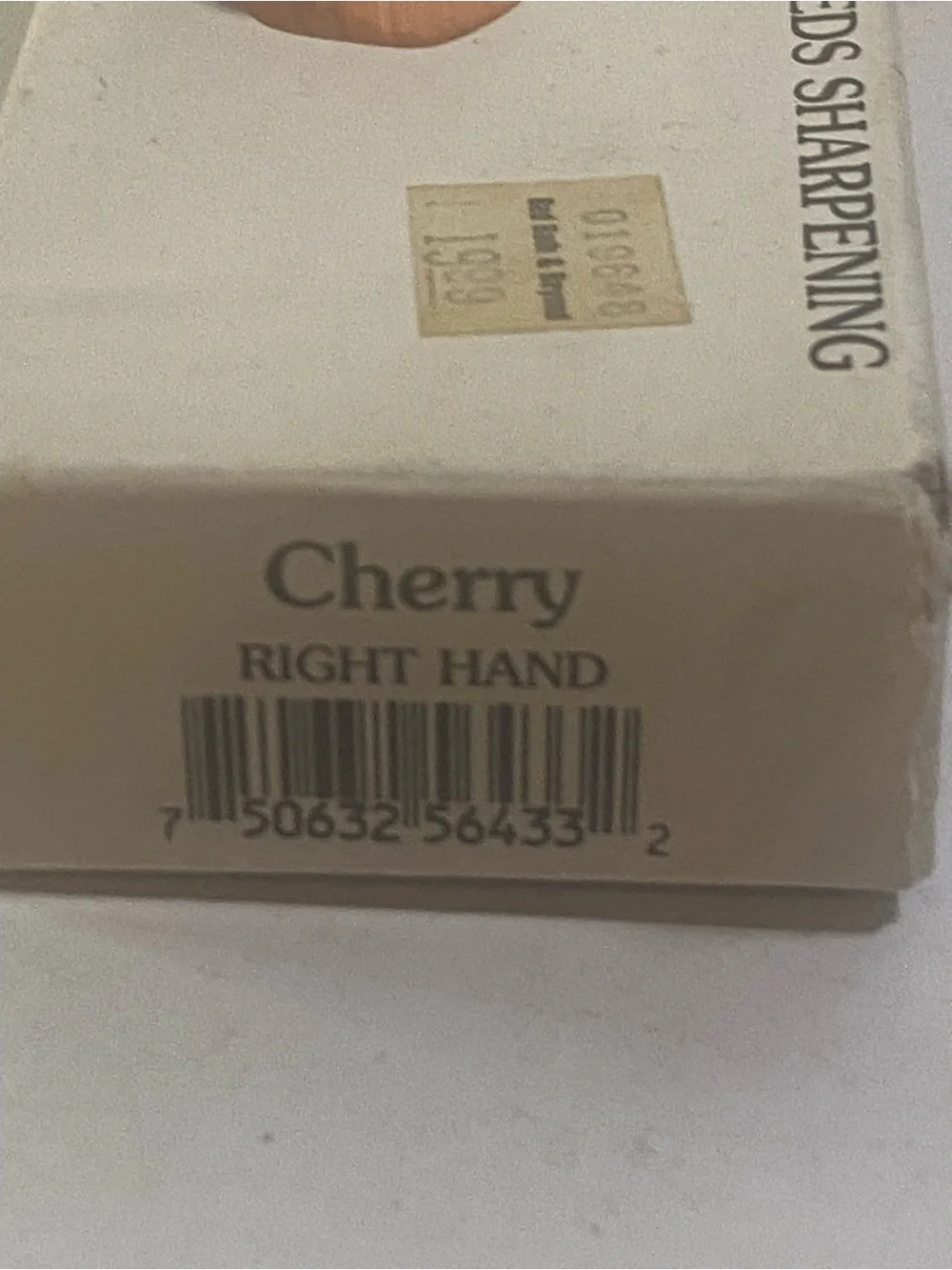 Cherry Mountain Woods Original Wooden Fiddle Bow Bread Knife With Original Box